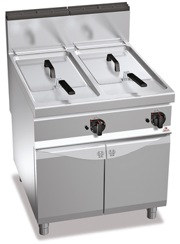 FRITEUSE GAZ - 18+18L