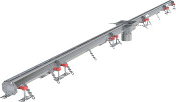 CANIVEAU MODUL 20 - L4000 - HAUT70/80 - INOX 304