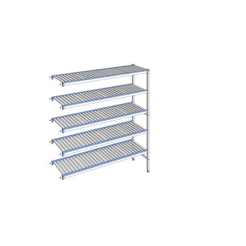 RAYONNAGE CLAYETTES ALU ANGLE 5N L1653XP400XH1750