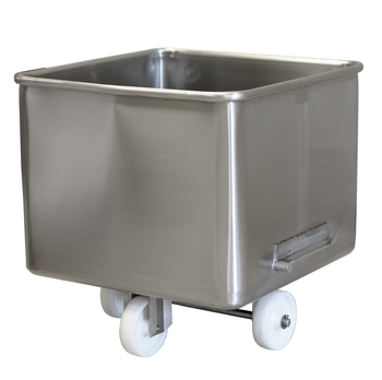 BAC EUROPE PLEIN, INOX 304, EP. PAROIS 2 MM, FOND