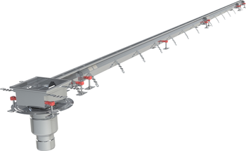 CANIVEAU MODUL 20 - L6000 - HAUT75/100 - INOX 304