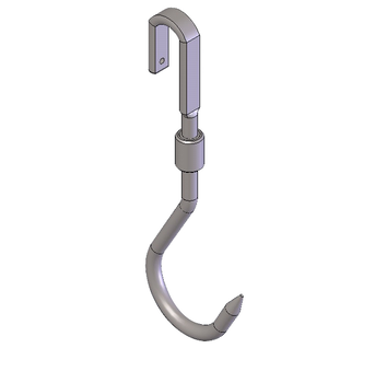 CROCHET INOX TOURNANT