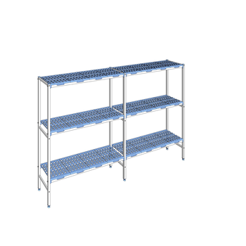 RAYONNAGE CLAYETTES POLY LIGNE 3N L2736XP400XH175