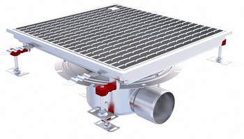 CANIVEAU EPUR INOX COMPLET H-FIRST / A BARREAUX