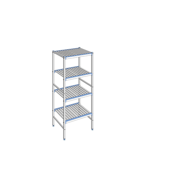 RAYONNAGE CLAYETTES ALU LIGNE 4N L 790XP500XH1750