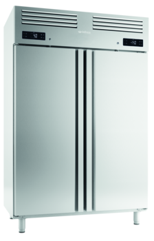 ARMOIRE GN 2/1 MIXTE -560/560 L- 2 PORTES INOX