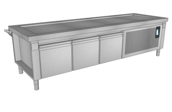MEUBLE HOD DESSUS LISSE 2590 RESERVE 3GN1/1 GPE B3