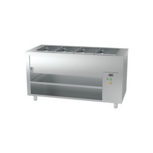 SELF BAIN MARIE VENTILE 4 BACS RESERVE NEUTRE OUV