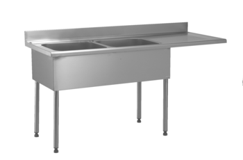 PLONGE LAVE VAISSELLE 1800X700 EG DRO SANS ROBINET