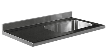 DESSUS 1350X750 AVEC BAC PLONGE 600X450X300