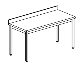 TABLE ADOSSÉE GAMME 700