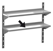 ETAGERE MURALE PLEINE REGLABLE 1500X400 REGLABLE