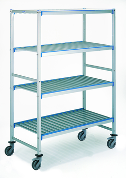RAYONNAGE CLAYETTES ALU MOBILE 3N L790XP560XH1750