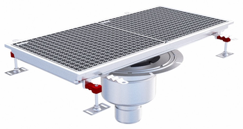 CANIVEAU EPUR INOX COMPLET H-FIRST / CAILLEBOTIS
