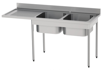 PLONGE 1800X700 - SPECIALE MACHINE A LAVER - PIEDS