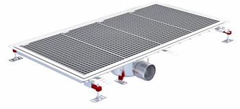 CANIVEAU EPUR INOX COMPLET SOL SOUPLE /CAILLEBOTIS