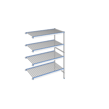 RAYONNAGE CLAYETTES ALU ANGLE 4N L1353XP560XH1750
