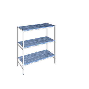 RAYONNAGE CLAYETTES POLY LIGNE 3N L1694XP560XH175