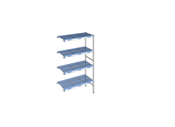 RAYONNAGE CLAYETTES POLY ANGLE 4N L1051XP400XH175