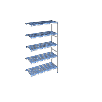 RAYONNAGE CLAYETTES POLY ANGLE 5N L1251XP400XH205