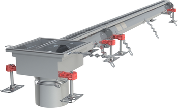 CANIVEAU MODUL 20 - L1500 - HAUT70/75 - INOX 304
