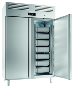 ARMOIRE POSITIVE GN -SÉRIE PESC -2 PTE INOX
