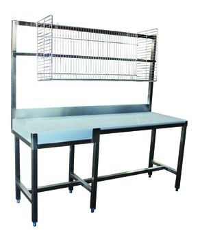 COMBINE BOUCHERIE, CHASSIS INOX AVEC STRUCTURE