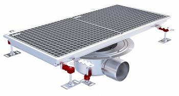 CANIVEAU EPUR INOX COMPLET H-FIRST / CAILLEBOTIS
