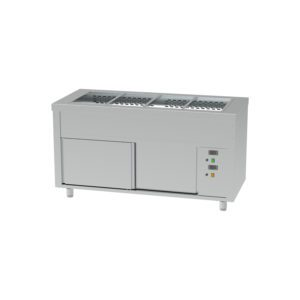 SELF BAIN MARIE VENTILE 4 BACS RESV CHAUDE FERMEE