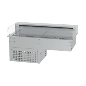 ENCASTRABLE VITRINE PRESENTATION BASSE 4 BACS