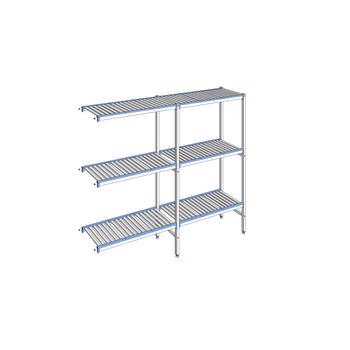 RAYONNAGE CLAYETTES ALU ANGLE 3N L2091XP400XH1750