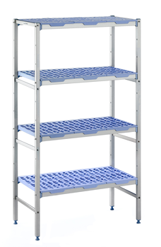 RAYONNAGE CLAYETTES POLY LIGNE 4N L 992XP400XH175