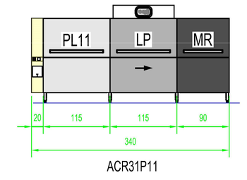 LAVEUSE A AVANCEMENT - LIGNE ACR3 - ACR31P11