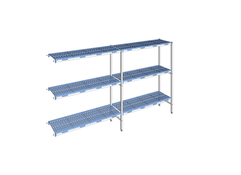 RAYONNAGE CLAYETTES POLY ANGLE 3N L3095XP400XH175