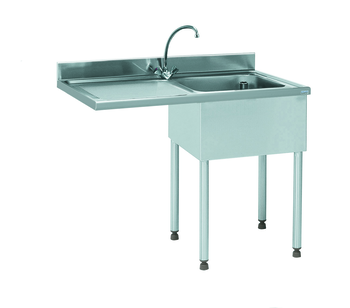 PLONGE LAVE VAISSELLE 1200X700 EG GAU AVEC ROBINET