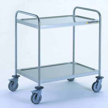 CHARIOT 2 PLATEAUX 800X530MM SOUDÉS