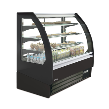 VITRINE EXPO - PORTE COULISS ARRIERE- INOX