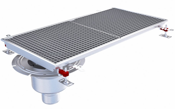 CANIVEAU EPUR INOX COMPLET H-FIRST / CAILLEBOTIS