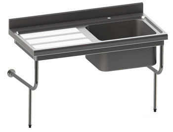 PLONGE RAYONNEE 1200X700 SEMI-SUSPENDUE 1 CUVE 50.