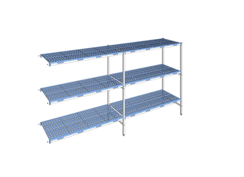 RAYONNAGE CLAYETTES POLY ANGLE 3N L3397XP560XH175