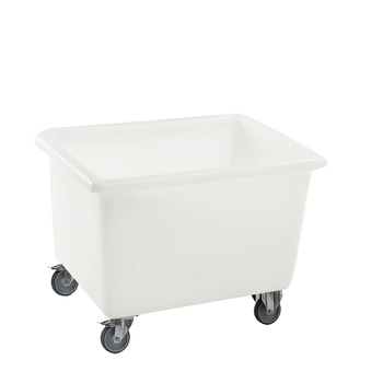 BAC POLYETHYL.220L ROUES INOX