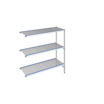 RAYONNAGE CLAYETTES ALU ANGLE 3N L1755XP500XH1750
