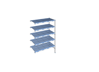 RAYONNAGE CLAYETTES POLY ANGLE 5N L1251XP500XH175