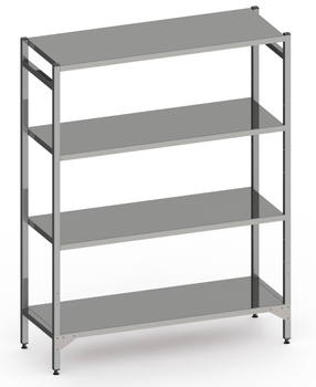 CASIER BATTERIE 500X1600 4 NIVEAUX ETAGERES PLEINE