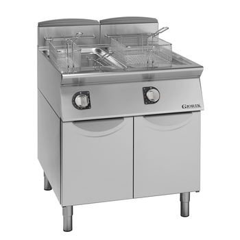 FRITEUSE ÉLECT, COMMANDES ÉLECTROMÉCANIQUES, 2X15L
