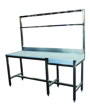 COMBINE BOUCHERIE CHASSIS INOX AVEC STRUCTURE