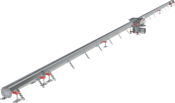 CANIVEAU MODUL 20 - L7500 - HAUT75/90 - INOX 304