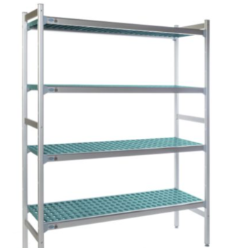 RAYONNAGE 4 NIV. LONG 772 MM PROFONDEUR 400 MM