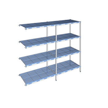 RAYONNAGE CLAYETTES POLY ANGLE 4N L2491XP560XH205
