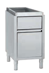 MEUBLE AVEC POUBELLE SNACK SANS DESSUS CAISSE 660